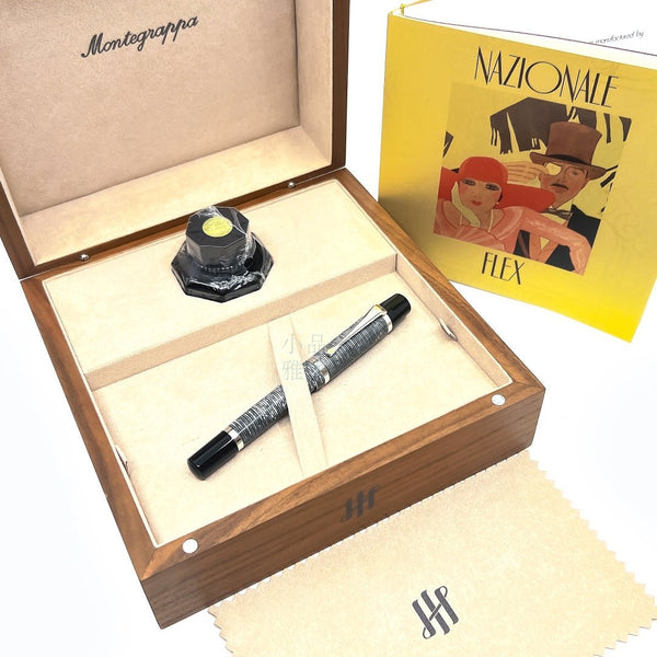 MONTEGRAPPA NAZIONALE FLEX 14K Fountain Pen（shiny circle) - TY Lee Pen Shop  - TY Lee Pen Shop