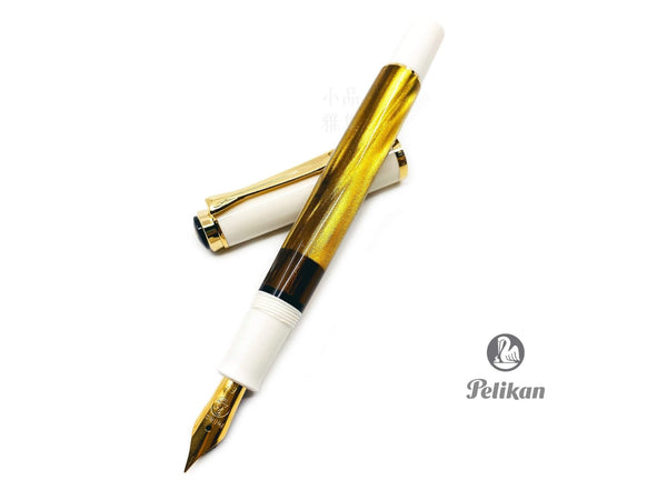 PELIKAN M200 GOLD-MARBLED - TY Lee Pen Shop - TY Lee Pen Shop