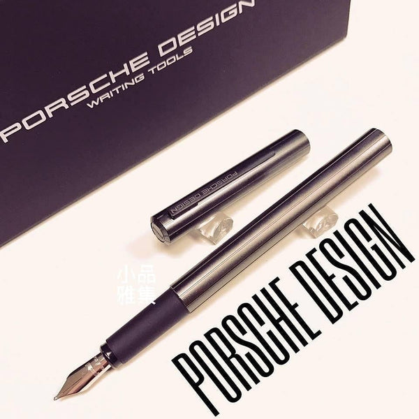 PORSCHE DESIGN P3125 SLIM LINE 18K Fountain Pen silver - TY Lee
