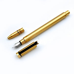 SKB 【RS-101】Changing dual-purpose pen fountain pen / ballpoint pen "brass" - TY Lee Pen Shop