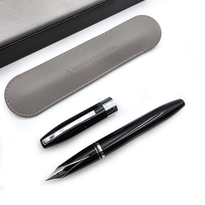 Sheaffer Legacy Heritage Fountain Pen | Inlaid Nib – A Tribute to the Iconic PFM (Black with Chrome Trim)