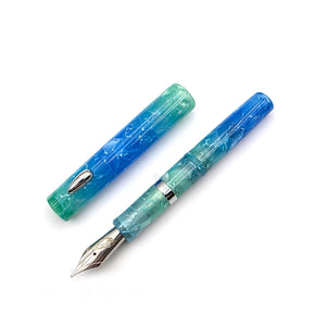 Taiwan Fine Writing International - Pencket Pocket Series: Icicle Short Fountain Pen Pencket Pocket Series – Icicle (Silver Nib)