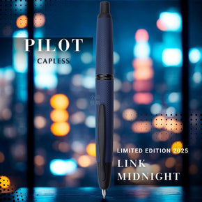 PILOT Capless Link Midnight 2025 Limited Edition – 18K Fountain Pen - TY Lee Pen Shop