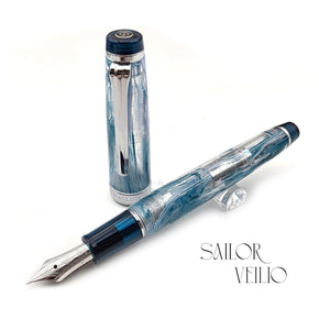 Sailor Professional Gear 21K Veilio Series – Blue - Purple - TY Lee Pen Shop