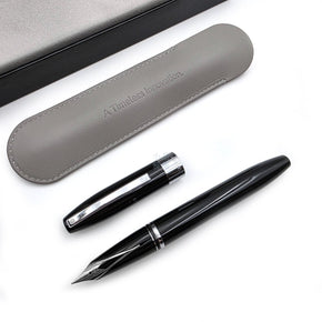 Sheaffer Legacy Heritage Fountain Pen | Inlaid Nib – A Tribute to the Iconic PFM (Black with Chrome Trim) - TY Lee Pen Shop