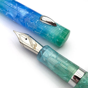 Taiwan Fine Writing International - Pencket Pocket Series: Icicle Short Fountain Pen Pencket Pocket Series – Icicle (Silver Nib) - TY Lee Pen Shop