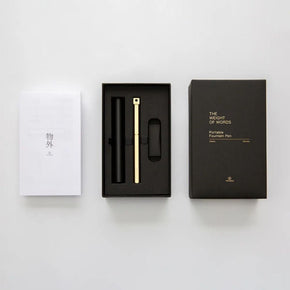 Ystudio Taiwan – Brass Portable Fountain Pen - TY Lee Pen Shop