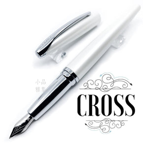 CROSS ATX Pearl White Fountain Pen - TY Lee Pen Shop