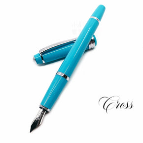 CROSS BAILEY LIGHT blue-green Fountain Pen - TY Lee Pen Shop