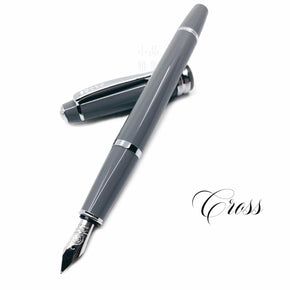 CROSS BAILEY LIGHT grey Fountain Pen - TY Lee Pen Shop