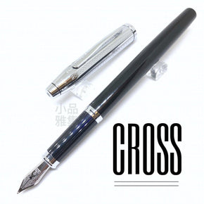 CROSS CENTURY II silver&black Fountain Pen - TY Lee Pen Shop