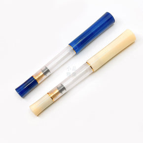 Finewriting scepter vacuum fountain pen [ blue-clear / ivory-clear ] - TY Lee Pen Shop