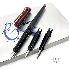 LAMY JOY Calligraphy BLACK/RED (Special Edition) - TY Lee Pen Shop