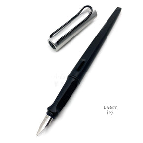 LAMY JOY Calligraphy BLACK/SILVER CAP - TY Lee Pen Shop