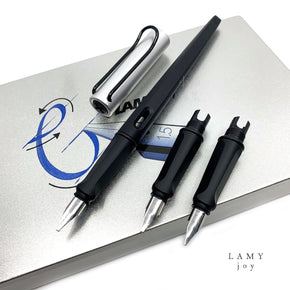 LAMY JOY Calligraphy BLACK/SILVER (Special Edition) - TY Lee Pen Shop