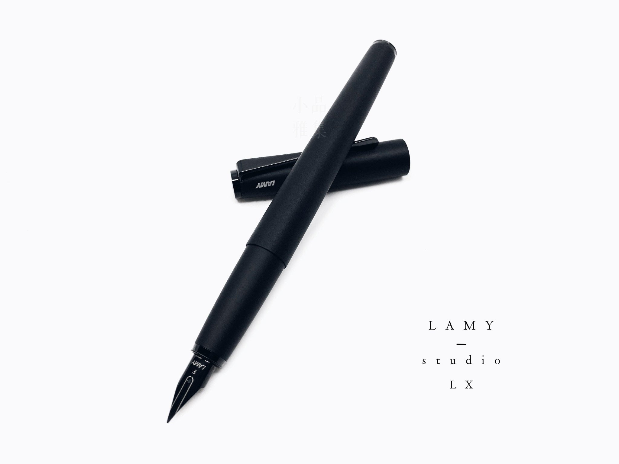 Lamy Studio Fountain Pen - LX All Black - Fine