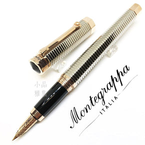 MONTEGRAPPA NEROUNO ALL METAL rose gold 18k - TY Lee Pen Shop