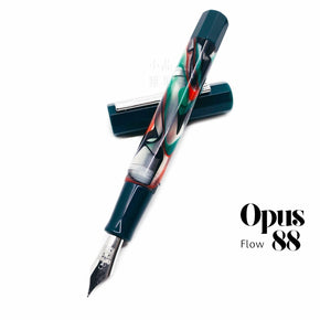 OPUS 88 FLOW Fountain Pen (Green) - TY Lee Pen Shop