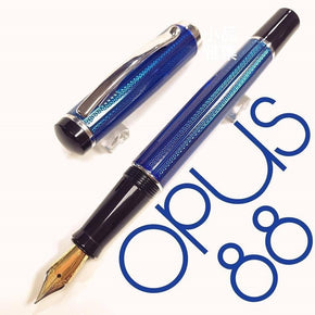 OPUS 88 Fountain Pen ( Blue ) - TY Lee Pen Shop