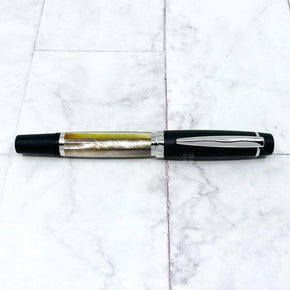 OPUS 88 SHELL PEN Fountain Pen ( black Pearl) - TY Lee Pen Shop