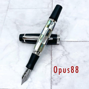OPUS 88 SHELL PEN Fountain Pen (Plaid) - TY Lee Pen Shop