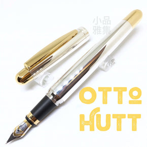 OTTO HUTT Design 02 Fountain Pen SILVER GOLD PLATED - TY Lee Pen Shop