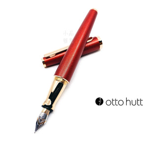 OTTO HUTT Design 06 Fountain Pen RED VELVET ROSE GOLD PLATED - TY Lee Pen Shop