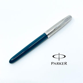 PARKER 51 Reprint silver-greenblue - TY Lee Pen Shop