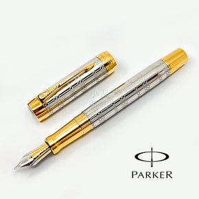 Parker CENTENIAL DUOFOLD Queen Elizabeth II Special Edition 18K Fountain Pen - TY Lee Pen Shop