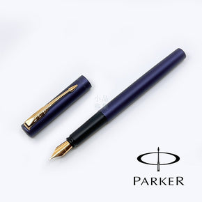 PARKER VECTOR gold-blue fountain pen - TY Lee Pen Shop