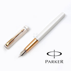 PARKER VECTOR gold-white fountain pen - TY Lee Pen Shop