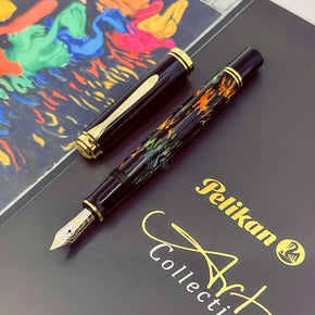 PELIKAN M600 SOUVERÄN ART GLAUCO CAMBON 14K - TY Lee Pen Shop