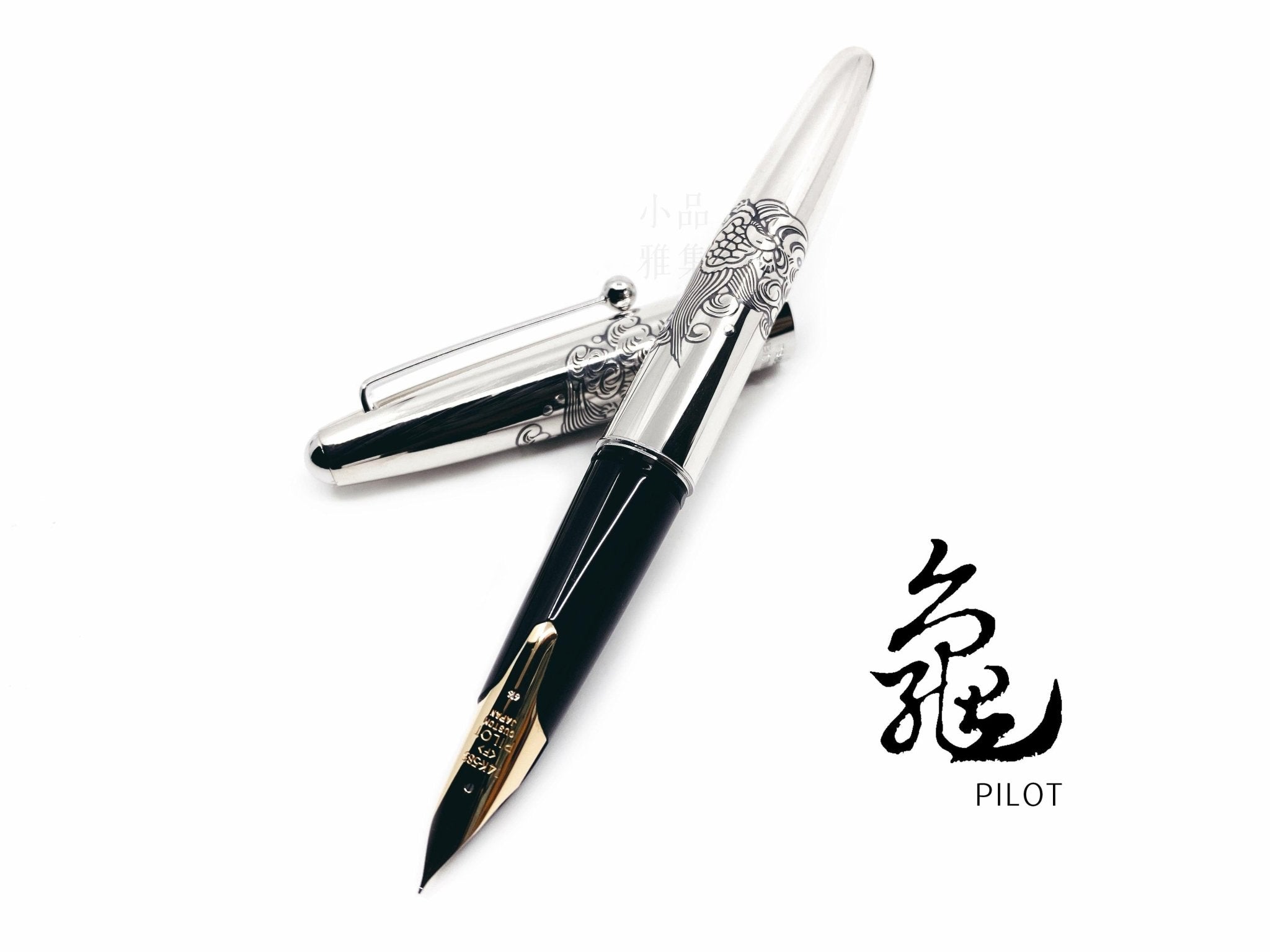 Pilot Turtle PILOT Sterling Silver Turtle 14k - TY Lee Pen Shop - TY Lee Pen Shop