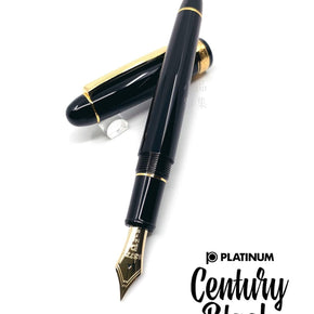 PLATINUM #3776 CENTURY PNB-13000 #1 Black In Black NEW 14k - TY Lee Pen Shop