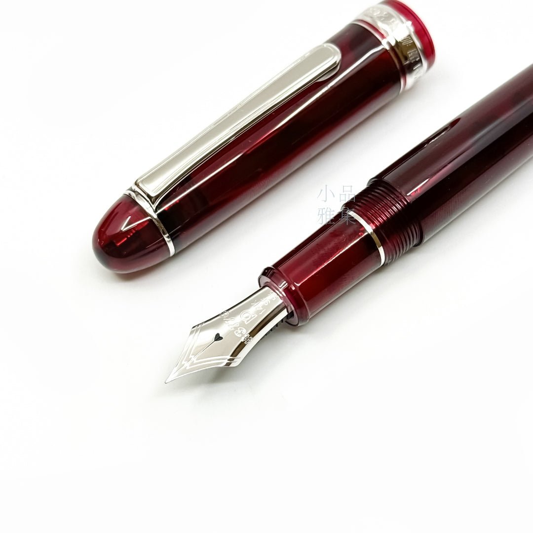 Platinum 3776 Chartres Century silver-red - TY Lee Pen Shop - TY Lee ...