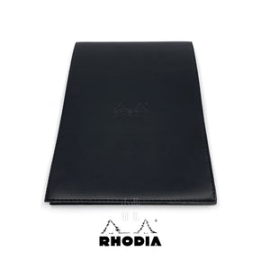 Rhodia Notepad with Cover, A5, Squared - Black - TY Lee Pen Shop
