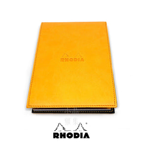 Rhodia Notepad with Cover, A5, Squared - Orange - TY Lee Pen Shop