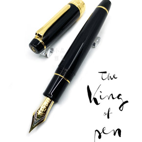 SAILOR KOP THE KING OF PEN PG 21K Fountain pen black-gold - TY Lee Pen Shop