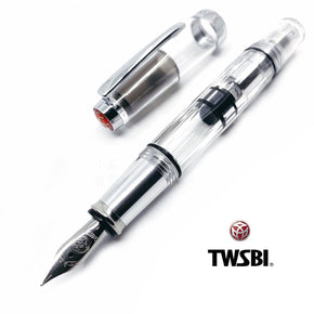 TWSBI DIAMOND MINI AL SILVER FOUNTAIN PEN - TY Lee Pen Shop