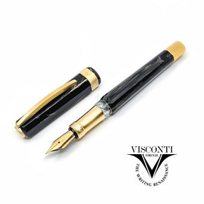 Visconti Opera Gold BLACK Fountain Pen ( KP42-03-FP) - TY Lee Pen Shop