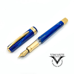 Visconti Opera Gold BLUE Fountain Pen( KP42-02-FP) - TY Lee Pen Shop