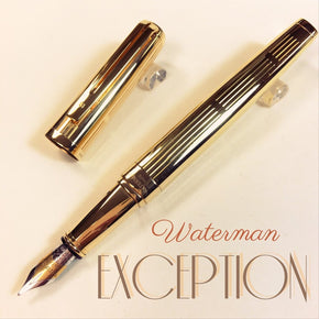 Waterman EXCEPTION 18K gold fountain pen - TY Lee Pen Shop