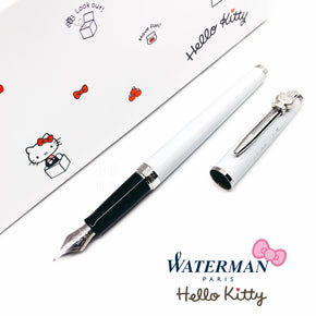 WATERMAN Hémisphère white-silver HELLO KITTY 45 year - TY Lee Pen Shop